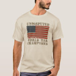 Usa, Undisputed World War Champions T-shirt at Zazzle