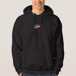 USA United Arab Emirates Flags - US of America, Em Hoodie