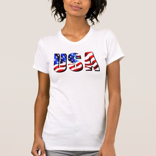 USA United state patriotic Flag american T_Shirt