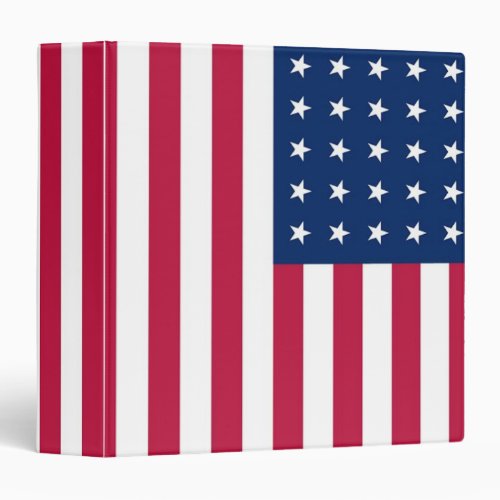 USA United States American 3 Ring Binder