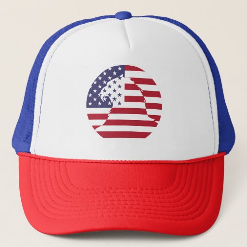 USA United States Bald eagle American National Trucker Hat