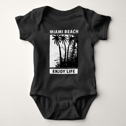 USA United States Family Vacation Florida Miami Baby Bodysuit