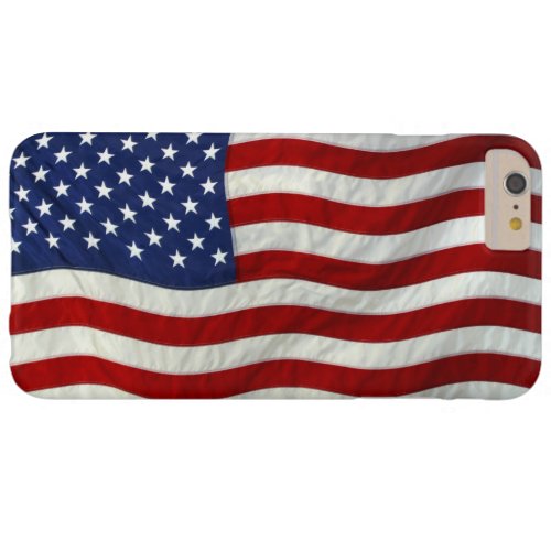 USA United States Flag American Patriotic Design Barely There iPhone 6 Plus Case