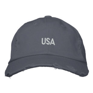 USA United States of America Country Patriotic Embroidered Baseball Cap