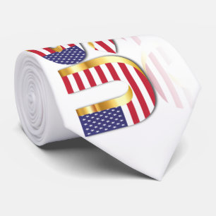 USA - United States of America - Flag - Patriotic  Neck Tie