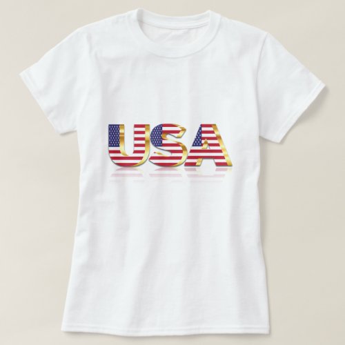 USA _ United States of America _ Flag _ Patriotic  T_Shirt