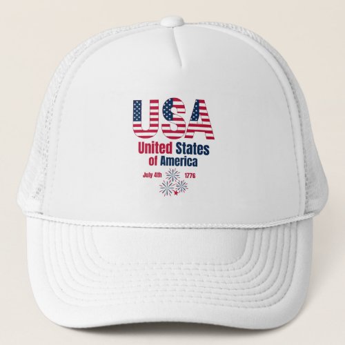 USA_United States of America  Trucker Hat