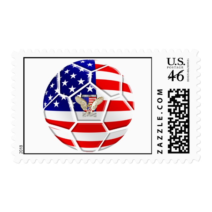 USA United States Soccer Ball gifts for fans Postage