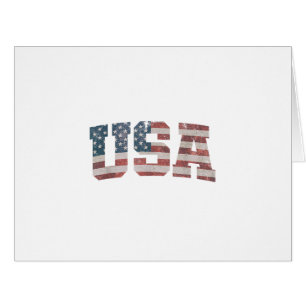 USA US Flag Patriotic 4th of July America Cards