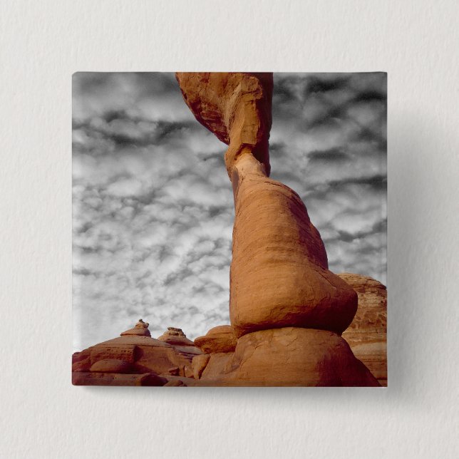 USA, Utah, Arches National Park. Portion of Pinback Button (Front)