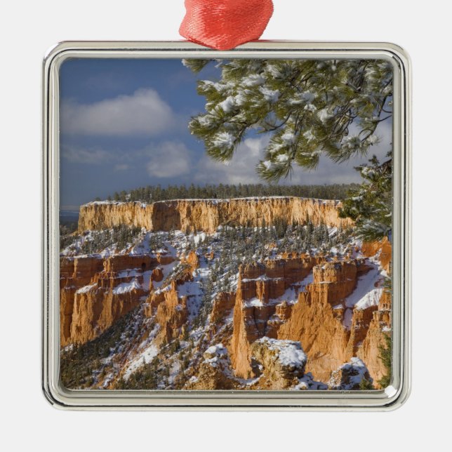 USA, Utah, Bryce Canyon National Park. Sunrise Metal Ornament (Front)
