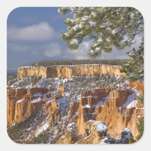 USA Utah Bryce Canyon National Park Sunrise Square Sticker