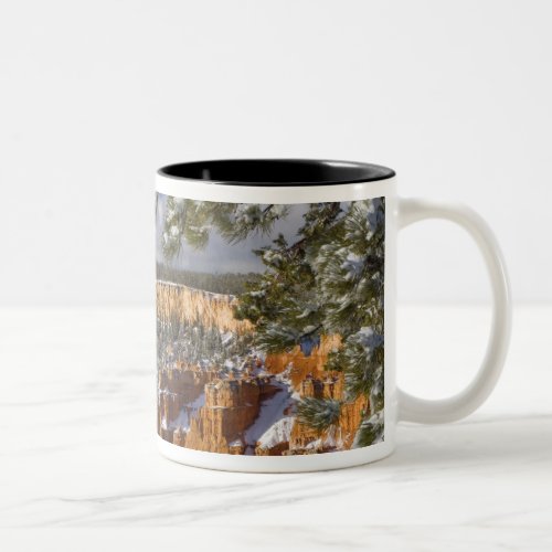 USA Utah Bryce Canyon National Park Sunrise Two_Tone Coffee Mug