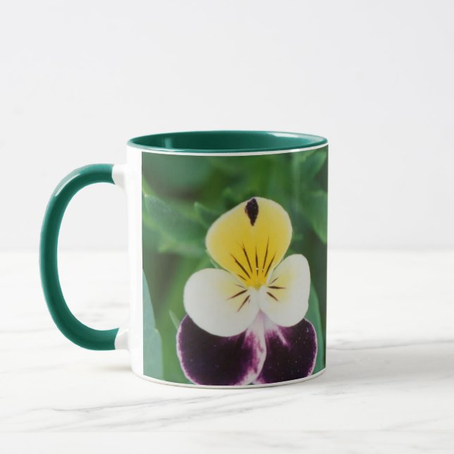 USA, Utah, Cache Valley, Johnny Jump Up Mug (Left)