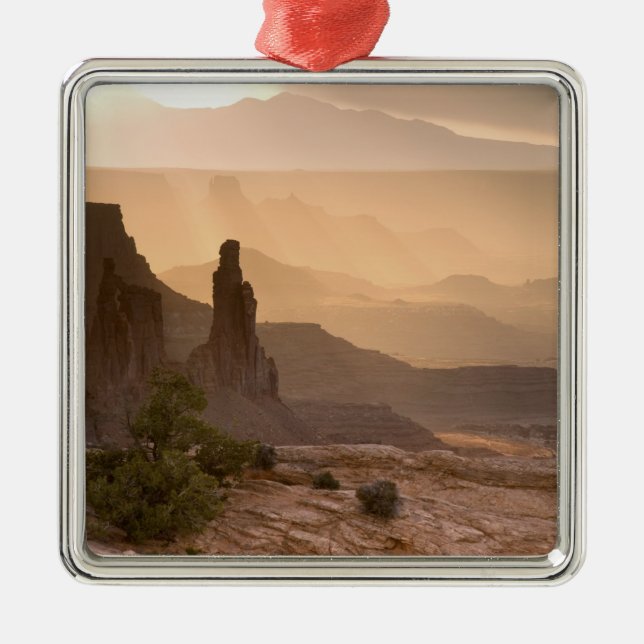 USA; Utah; Canyonlands National Park. View of Metal Ornament (Front)