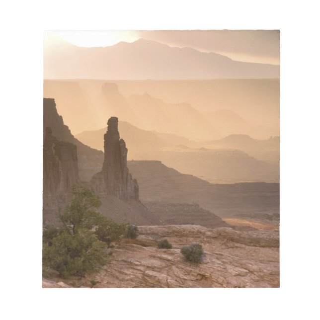 USA; Utah; Canyonlands National Park. View of Notepad (Front)