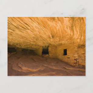USA, Utah, Cedar Mesa, Mule Canyon. Sandstone Postcard