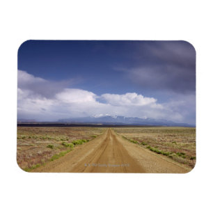 USA, Utah, Dirt road crossing landscape Magnet