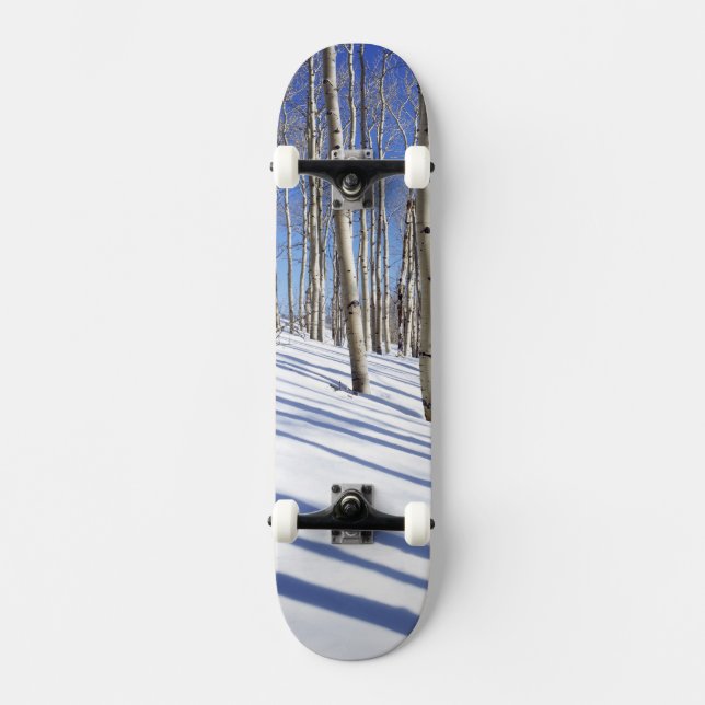 USA, Utah, Dixie National Forest, Aspen Grove Skateboard (Front)