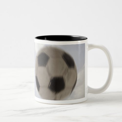 USA Utah Lehi Soccer ball against sky Two_Tone Coffee Mug
