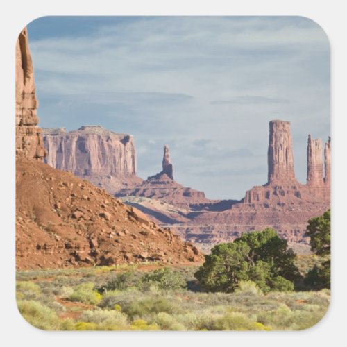 USA Utah Monument Valley Navajo Tribal Park Square Sticker