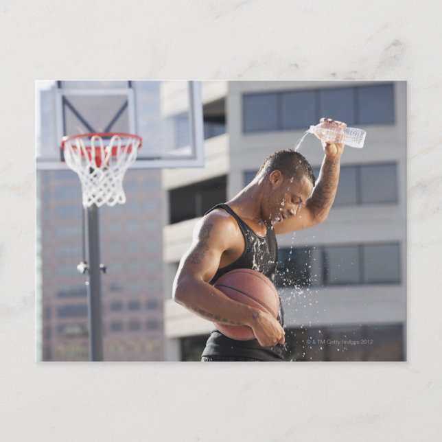 USA, Utah, Salt Lake City, basketball player Postcard (Front)