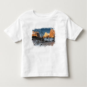 USA, Utah, Zion National Park. Mountain sunrise Toddler T-shirt