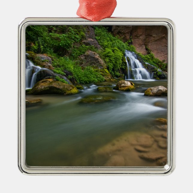 USA, Utah, Zion National Park. The Virgin Metal Ornament (Front)