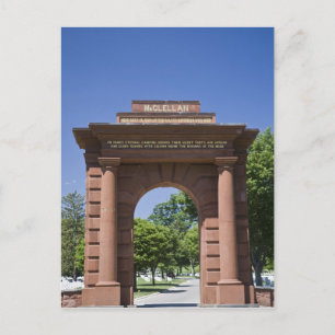 USA, VA, Arlington. McClellan Gate at Arlington Postcard