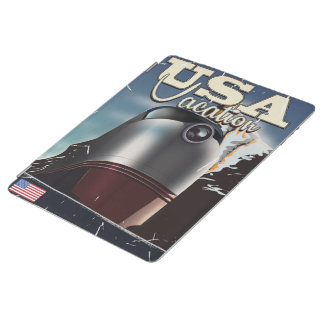 USA Vacation Train vintage Locomotive train Poster iPad Smart Cover