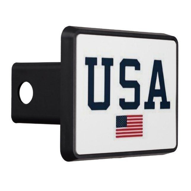 USA varsity letters American Flag Gym Sports  Hitch Cover (Right)