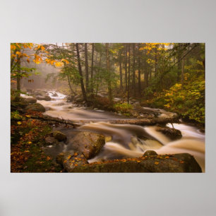 USA, Vermont, East Arlington, Flowing streams 2 Poster
