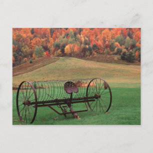 USA, Vermont, Farm. Postcard
