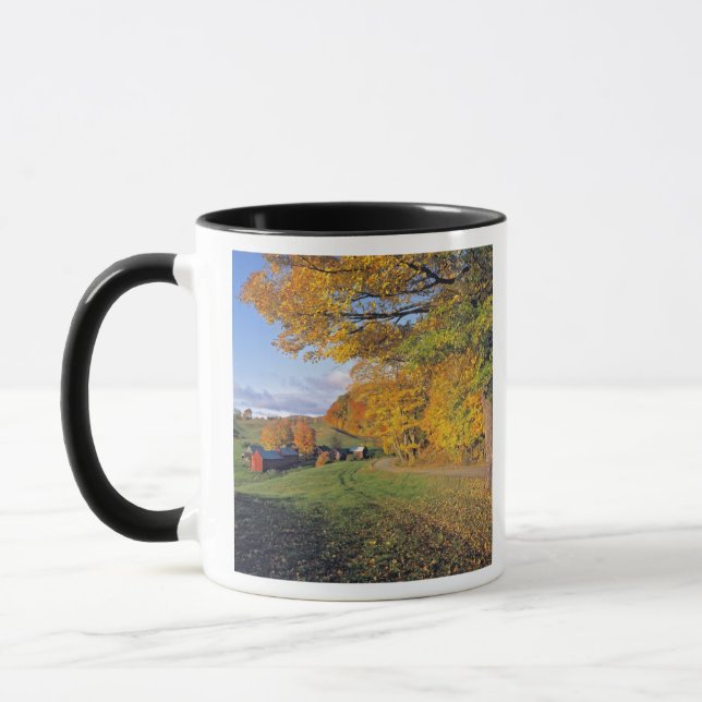 USA, Vermont, Jenne Farm. Fall comes to Jenne Mug (Left)