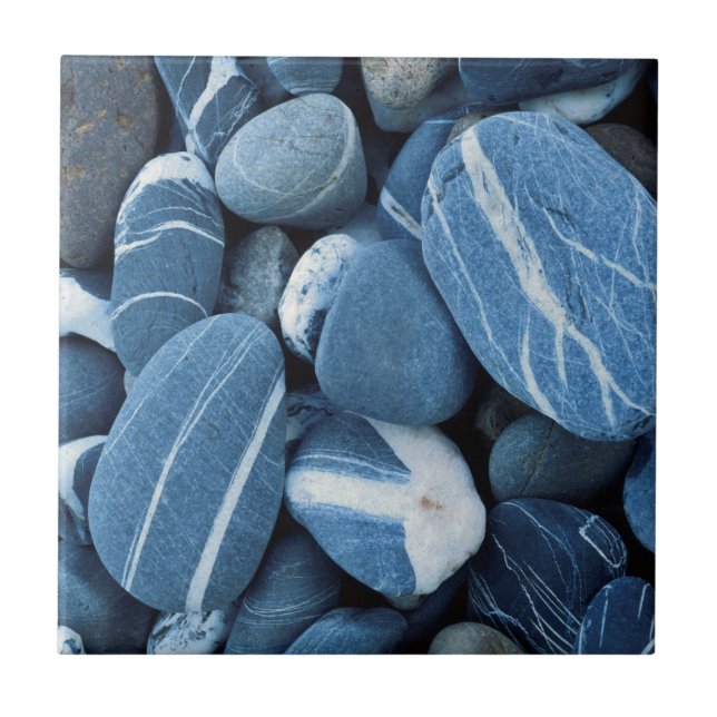 USA, Vermont, Lake Champlain, Stones Tile (Front)