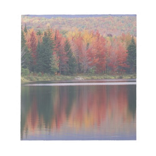 USA Vermont McAllister Lake near Hazens Notch Notepad