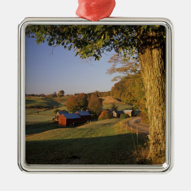 USA, Vermont, south Woodstock, Jenne Farm at Metal Ornament (Front)