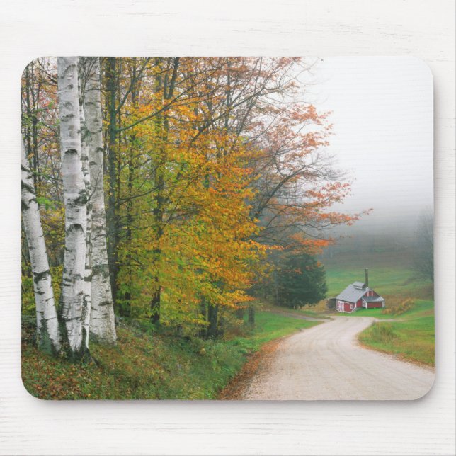 USA, Vermont. Sugar House Near The Town Of South Mouse Pad (Front)