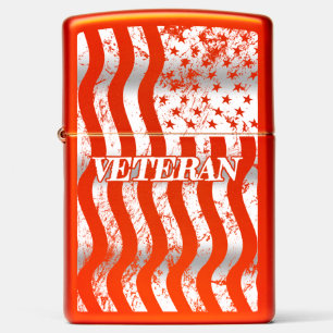 USA Veteran - white vintage 0003 Zippo Lighter