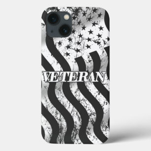 USA Veteran - white vintage iPhone 13 Case