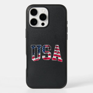 USA Vintage American Flag iPhone 16 Pro Max Case