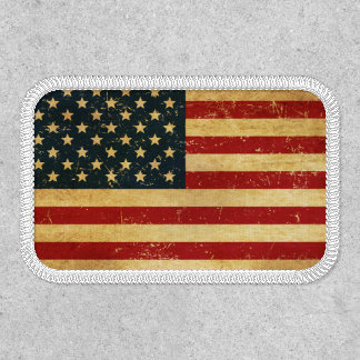 USA Vintage Grunge Flag Patch