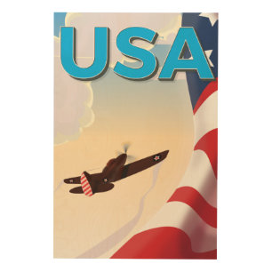 USA Vintage World War Two Poster