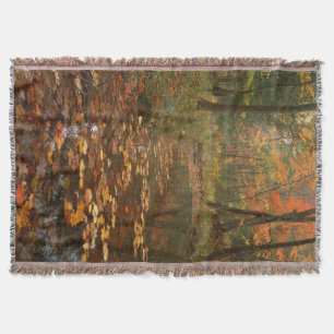 USA, Virginia, Autumn In Douthat State Park Throw Blanket