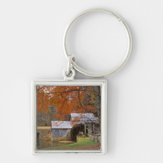 USA, Virginia, Blue Ridge Parkway, Autumn Keychain (Front)