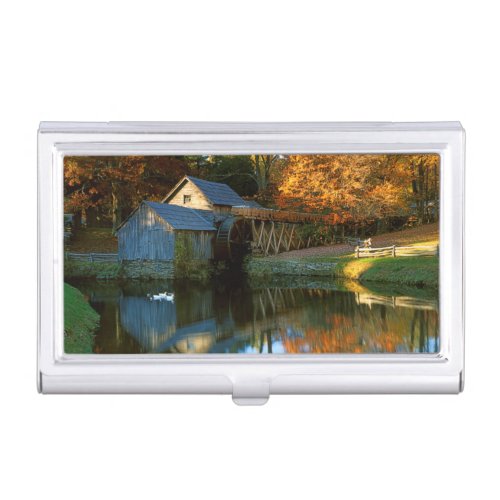 USA Virginia Blue Ridge Parkway Mabry Mill Case For Business Cards