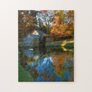 USA, Virginia, Blue Ridge Parkway, Mabry Mill Jigsaw Puzzle