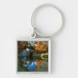 USA, Virginia, Blue Ridge Parkway, Mabry Mill Keychain