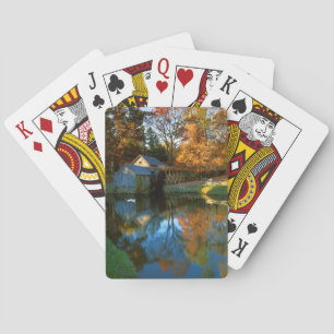 USA, Virginia, Blue Ridge Parkway, Mabry Mill Poker Cards