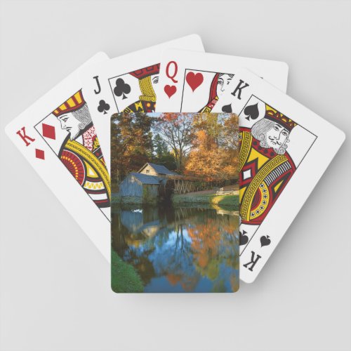 USA Virginia Blue Ridge Parkway Mabry Mill Poker Cards